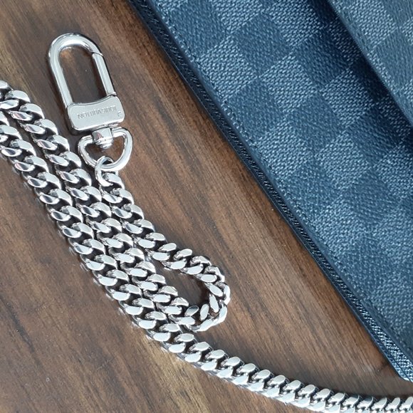 Louis Vuitton Damier men's wallet - with chain - Picture 4 of 12